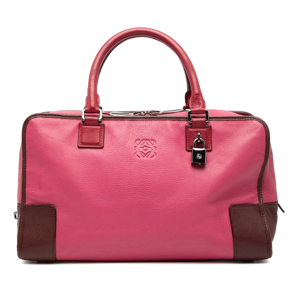 Pre-Loved LOEWE Tricolor Goatskin Amazona 36